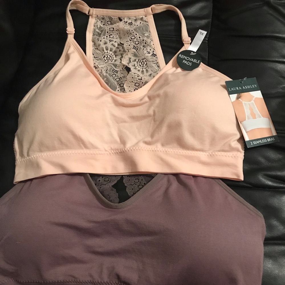 Laura Ashley 2 pack seamless bra size XL